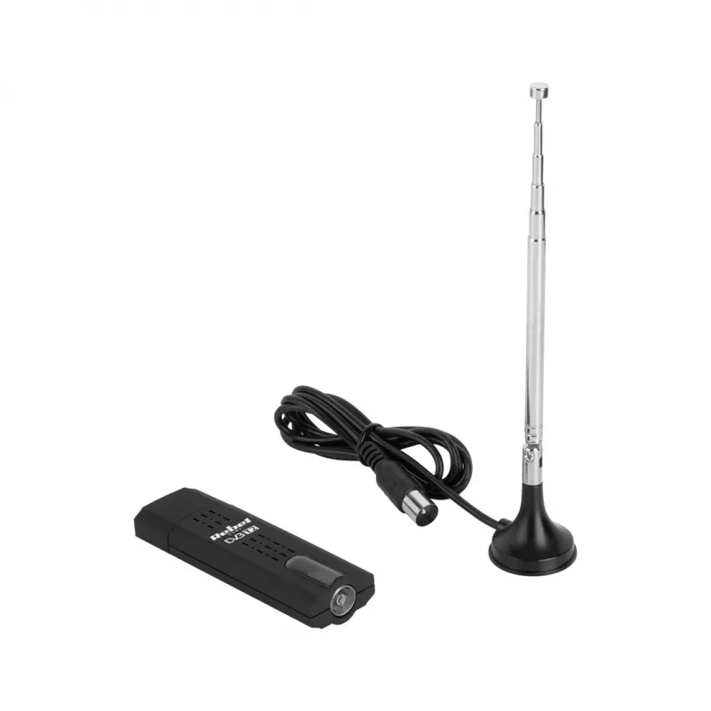Sintonizzatore TV digitale Rebel Comp KOM1060 — ricevitore DVB-T2 HEVC