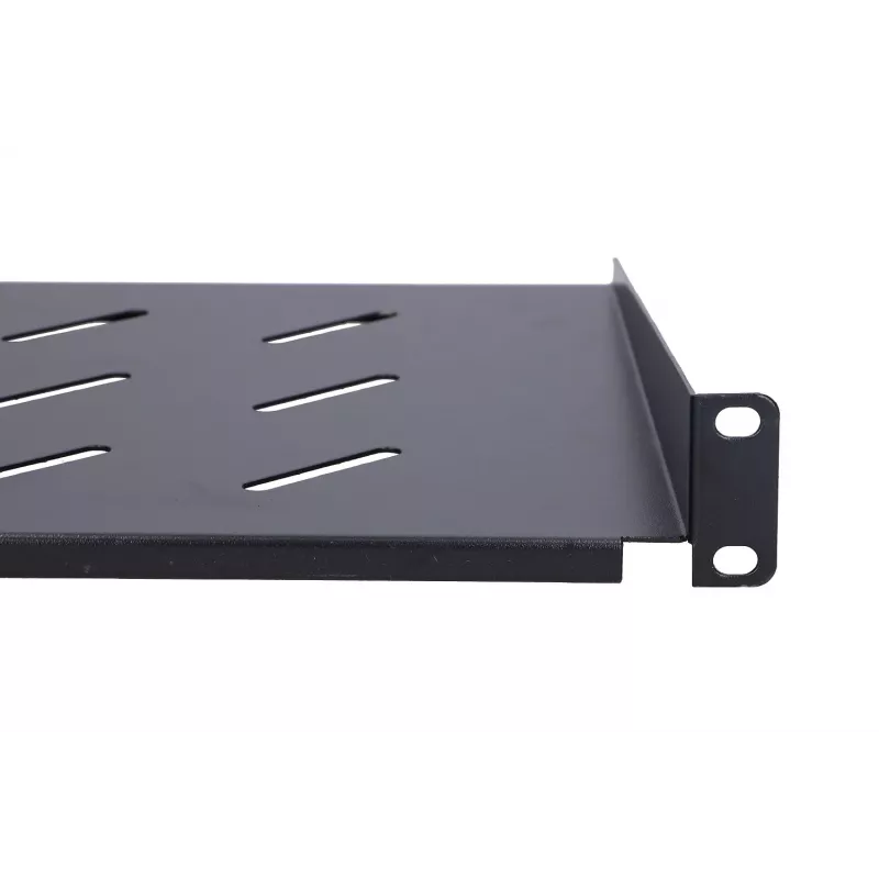 Extralink EX.14480 ripiano per armadi da 19 pollici, acciaio, nero, 1U, 350 mm
