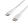 Cavo intrecciato USB-C a USB-C 1m bianco