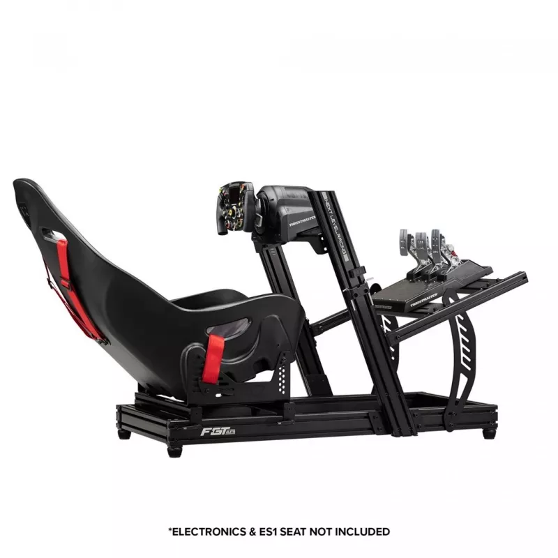 Cockpit da racing Next Level Racing F-GT Elite Lite Wheelplate Edition altezza regolabile compatibile con setup Formula e GT