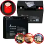 Batteria Extralink AGM 12V 18Ah senza manutenzione