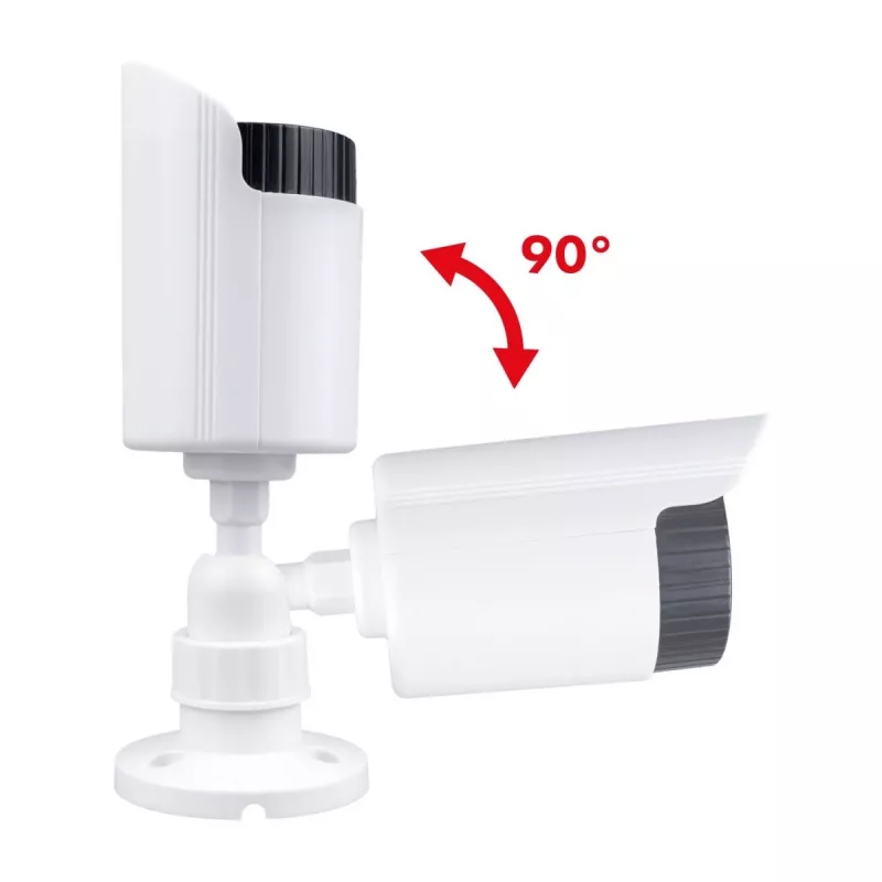 Set di due telecamere tubolari finte IR1800 WT