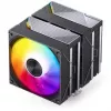 Dissipatore CPU Jonsbo CA80 dual tower, 2 ventole PWM 120mm, ARGB, nero