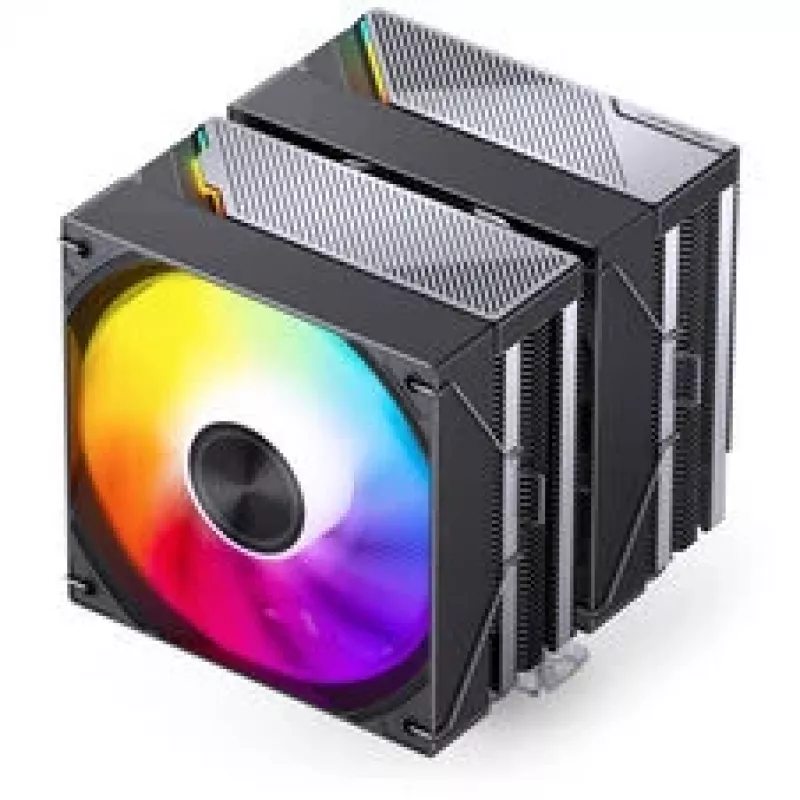 Dissipatore CPU Jonsbo CA80 dual tower, 2 ventole PWM 120mm, ARGB, nero