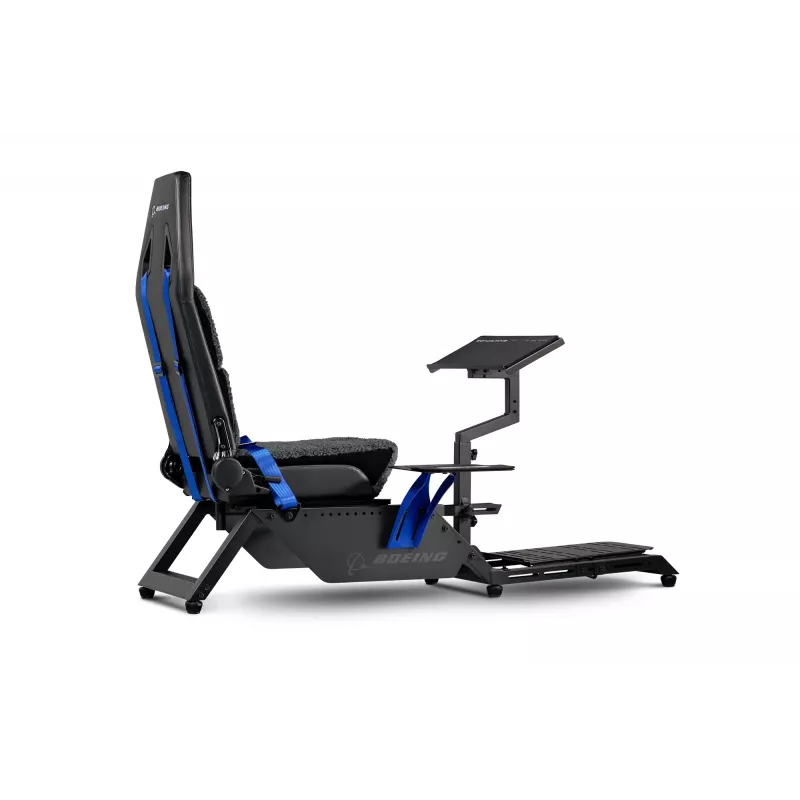 Cabina per simulatore di volo Next Level Racing Boeing Commercial Edition, dettagli blu