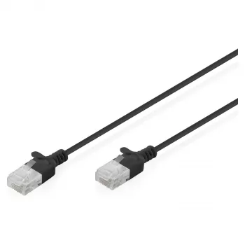 Cavo patch DIGITUS CAT6 U-UTP slim, 0,5 m, blu