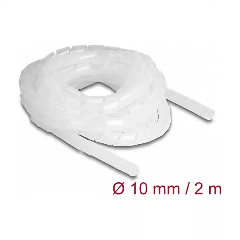 Spirale flessibile DeLOCK 2 m x 10 mm trasparente