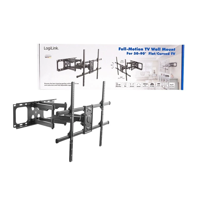 LogiLink Supporto TV da parete 50–90