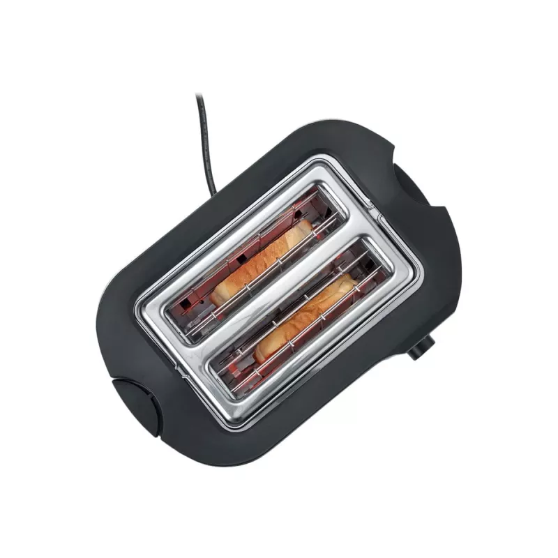 Severin 2589 2 fette 800 W nero, acciaio inox
