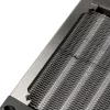 Blocco radiatore Aqua-Computer 33701 — alluminio/rame/acciaio inox, 160×140×40 mm, argento