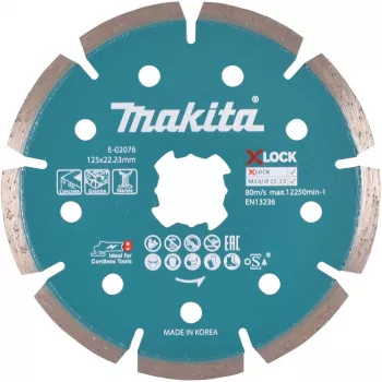 Makita - disco diamantato - per calcestruzzo, granito, marmo - 125 mm - per Makita GA041GM201, XGT GA041GZ