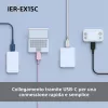 Sony IER-EX15C Cuffie con filo In-Ear Chiamate/Musica USB Type-C Rosa