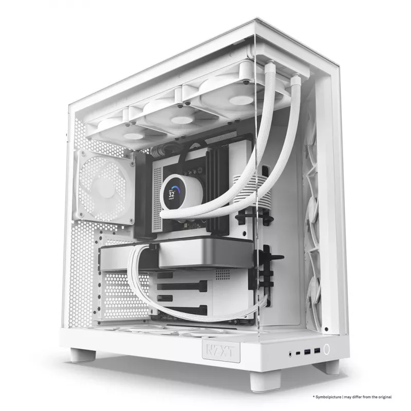 NZXT H6 Flow Case Mid-Tower - bianco