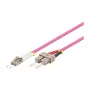 GoodConnections cavo patch fibra ottica duplex OM4 (multimodale, 50/125) LC/SC, LSZH, polarità reversibile, 3 m,