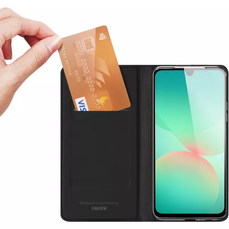 Nevox Vario Series - Custodia a libro per Samsung Galaxy A26 5G nero