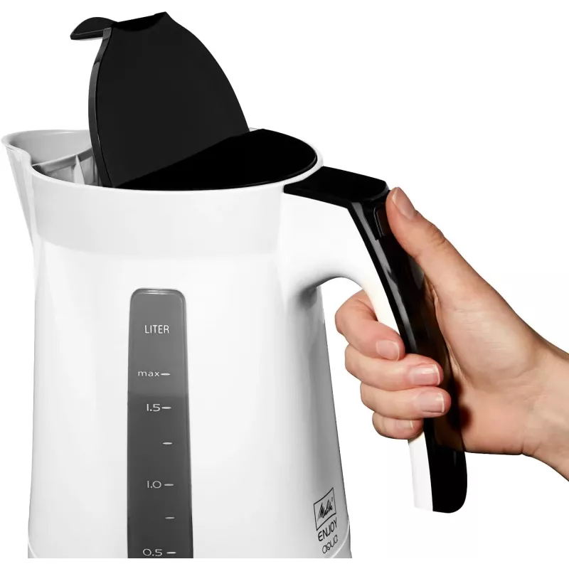 Bollitore elettrico Melitta Enjoy Aqua 1,7 L 2400 W nero bianco