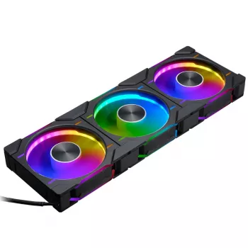 Ventola per case Phanteks D30 120 mm ARGB PWM - nero, confezione da 3