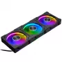 Phanteks D30 PH-F120D30_DRGB_PWM_BK01_3P ventole per case 120 mm PWM D-RGB, Regular Airflow, 3 pz., nere