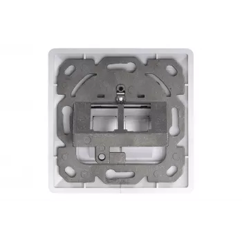 Digitus | Placca a parete per moduli Keystone, tipo tedesco, piastra centrale 50x50 mm, cornice 80x80 mm | DN-93801-1