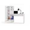 Set scrivania + libreria Cosmo, bianco
