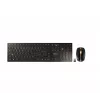 CHERRY DW 9100 SLIM tastiera mouse inclusi universale RF wireless + Bluetooth ceco, slovacco nero