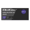 Qoltec 51799 Splitter HDMI attivo 4 x HDMI 4K x 2K | 6 Gb/s | 60 Hz