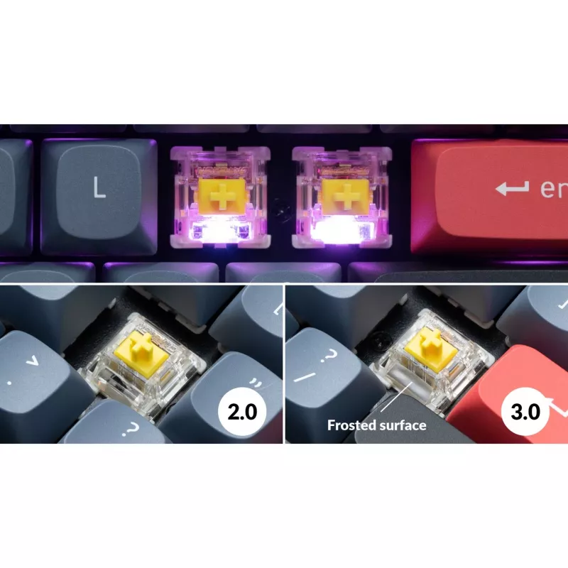 Gateron G Pro 3.0 Set interruttori a tastiera bianco/trasparente, 110 pz.