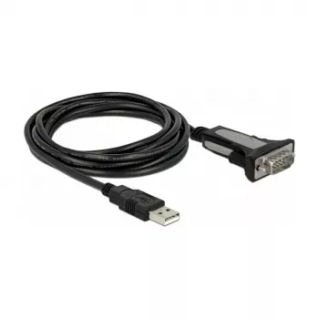 USB 2.0 Type-A su 1 x seriale RS-232 DB9 4 m DeLOCK 66323