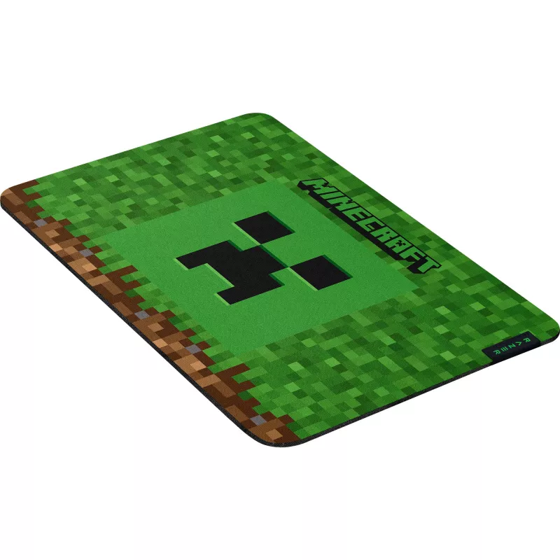 Tappetino per mouse Razer Gigantus V2 Medium Minecraft Edition — superficie texturizzata, base in gomma, formato medio