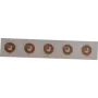 Etichette di sicurezza RFID NFC SCOT NTAG213 18 mm trasparenti, confezione da 10