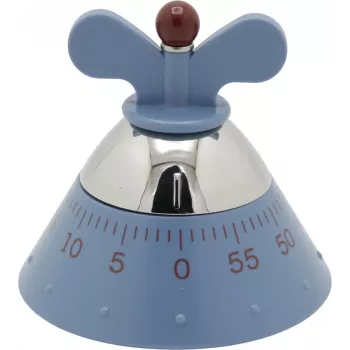 Timer da cucina Alessi A09 blu 120mm x 120mm x 90mm