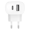 Belkin WCB007vfWH Smartphone, Tablet bianco AC ricarica rapida per interni