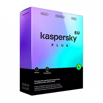 Kaspersky Plus | 1 dispositivo | 2 anni | EU