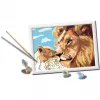 CreArt - Leone con cucciolo, colorare