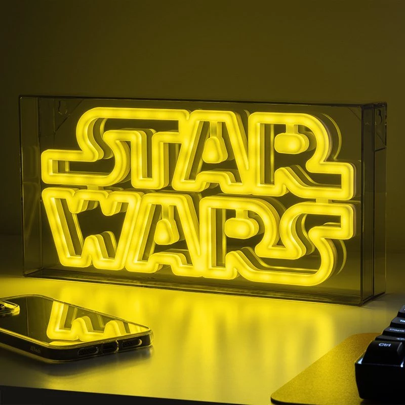 Luce neon LED Paladone Star Wars Design PP13123SW — insegna LED decorativa da parete o mensola