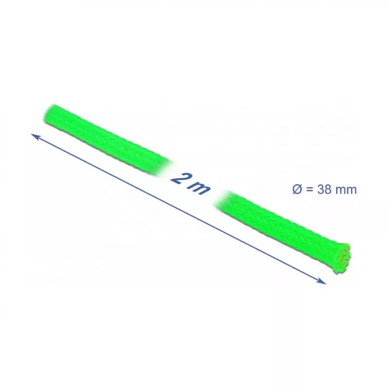 Guaina per cavi DeLOCK 20754 verde