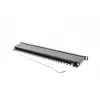 Patch panel LANBERG PPS5-0024-B 24 porte CAT5e, metallo, 0,5 U, 445×99×22,3 mm, nero