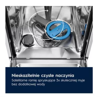 Lavastoviglie da incasso Electrolux EES48401L — 600 mm, 13–14 coperti, classe di efficienza energetica A, 10,5 l/ciclo