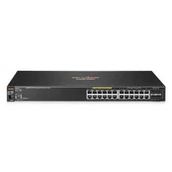HPE - Serie Aruba - Switch - 2530-24G-PoE+ - Managed - 24 x 10/100/1000 (PoE+) + 4 x Gigabit SFP - Desktop, montaggio a rack, montaggio a parete - PoE+