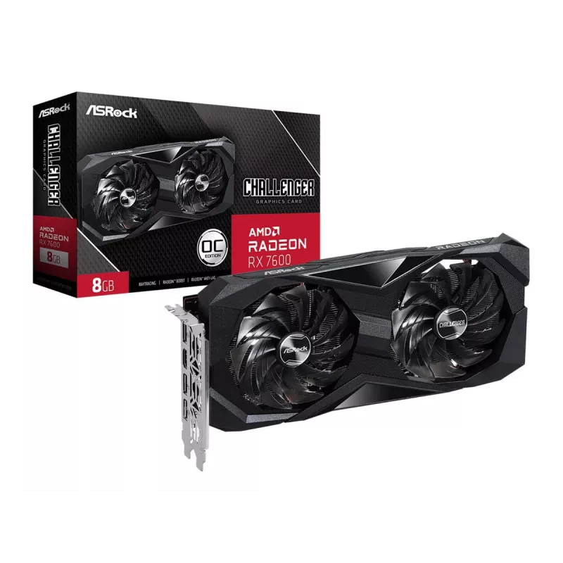 ASRock Radeon RX 7600 Challenger 8GB GDDR6 Scheda grafica