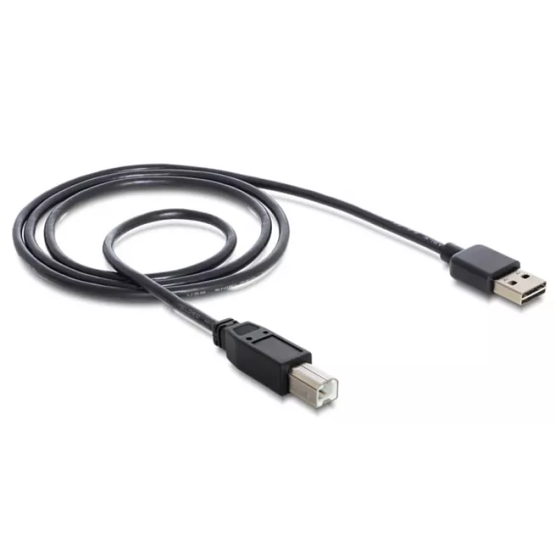Cavo USB DeLOCK 1 m USB 2.0 A - B m/m nero