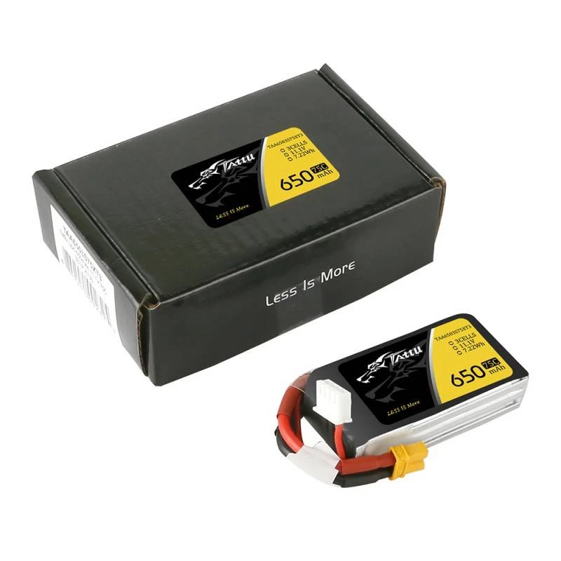 Batteria Tattu 650mAh 11,1V 75C 3S1P