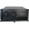 Case per server Inter-Tech IPC 4U-4129L rack argento metallico