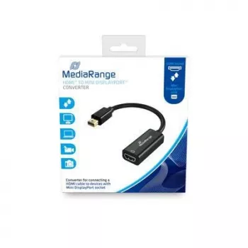 Adattatore per cavo video MediaRange MRCS176 0,15 m Mini DisplayPort HDMI nero
