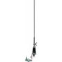 Antenna per auto Albrecht CB-27 Hard mount nero grigio