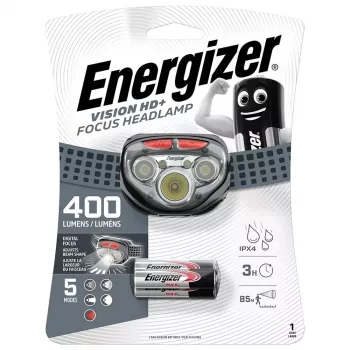 LAMPADA FRONTALE VISION FOCUS 400 LUMEN