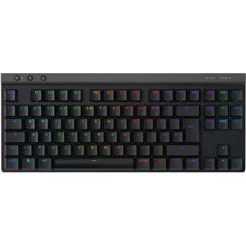 Logitech G G515 - tastiera - LIGHTSPEED - TKL - retroilluminazione - wireless - 2,4 GHz, Bluetooth, USB - QWERTZ - tedesca - interruttori tasti: GL Li