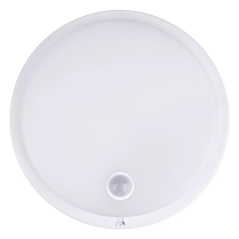 Lampada LED con sensore PIR MACLEAN MCE525 W — lampada LED da esterno con sensore di movimento