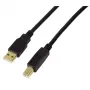 Cavo USB LogiLink UA0264 USB 2.0 10 m USB A USB B nero