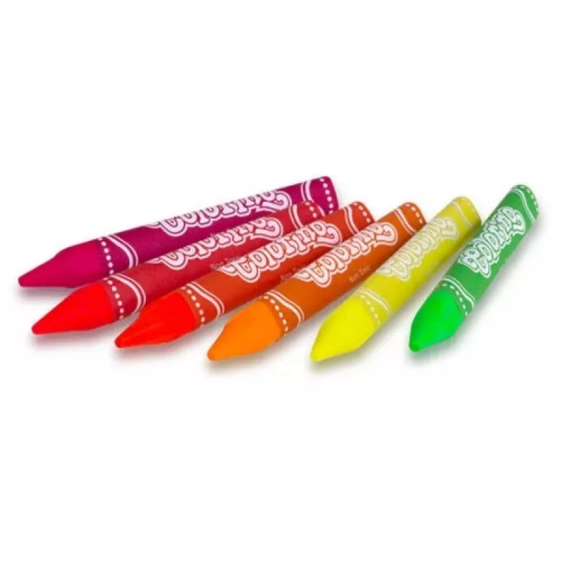 Pastelli a cera neon Colorino Kids 6 colori